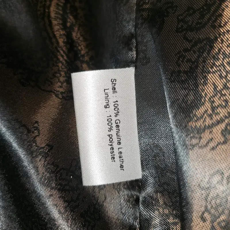 Blazer de cuero marrón para hombre - 4