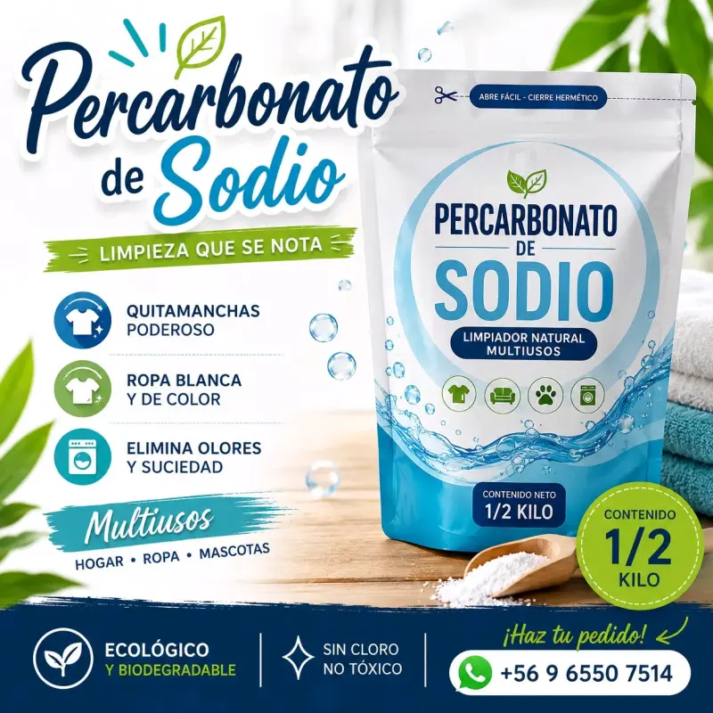1/2 kilo de Percarbonato de Sodio