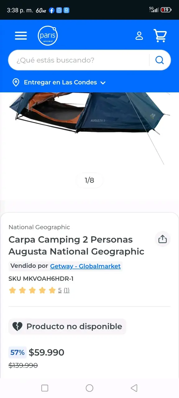 Carpa para 2 personas National Geographic Augusta II - 2