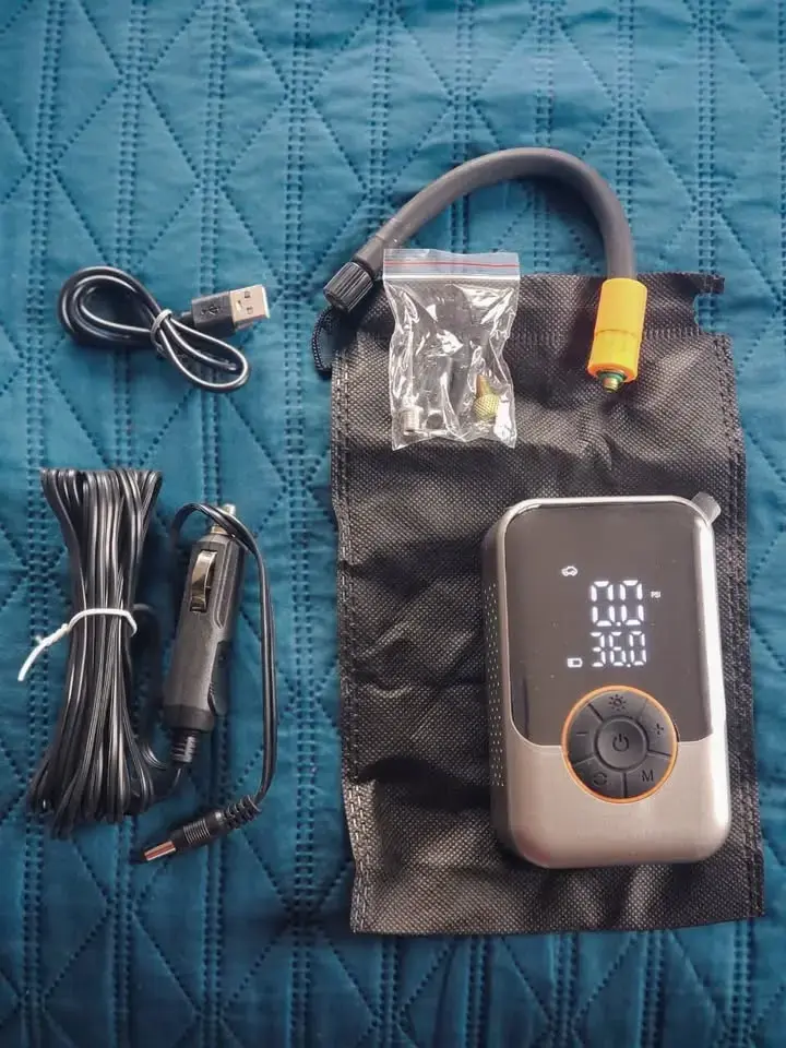 Compresor de Aire Portátil Suitu ST-221 Auto, Bici - 3