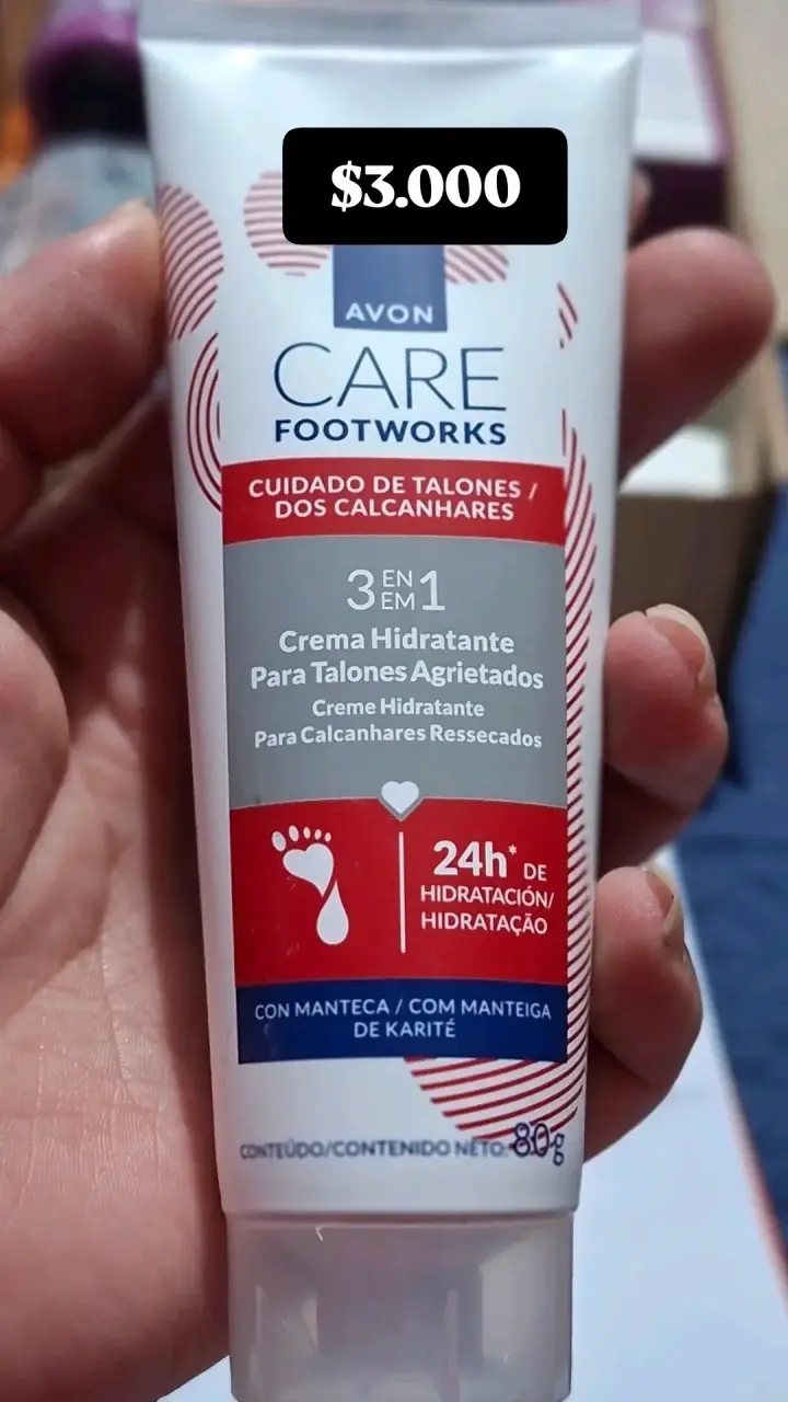 Crema Hidratante Avon Care Footworks para Talones