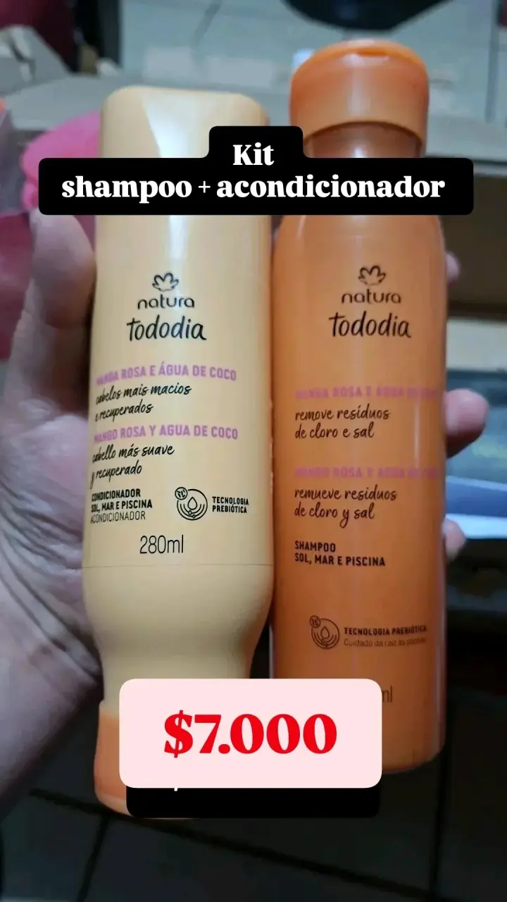 Kit Shampoo y Acondicionador Natura Tododia