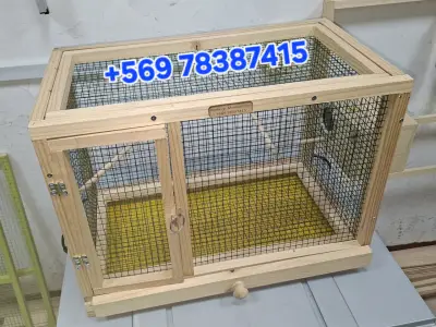 Jaula de madera para cría de aves - miniatura 2