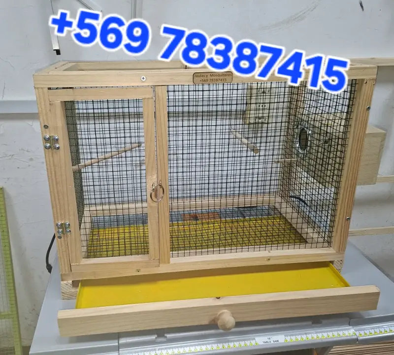 Jaula de madera para cría de aves - 3