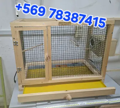 Jaula de madera para cría de aves - miniatura 3