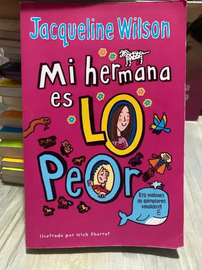 Libro infantil 'Mi hermana es lo peor' de Jacqueline Wilson - miniatura 1