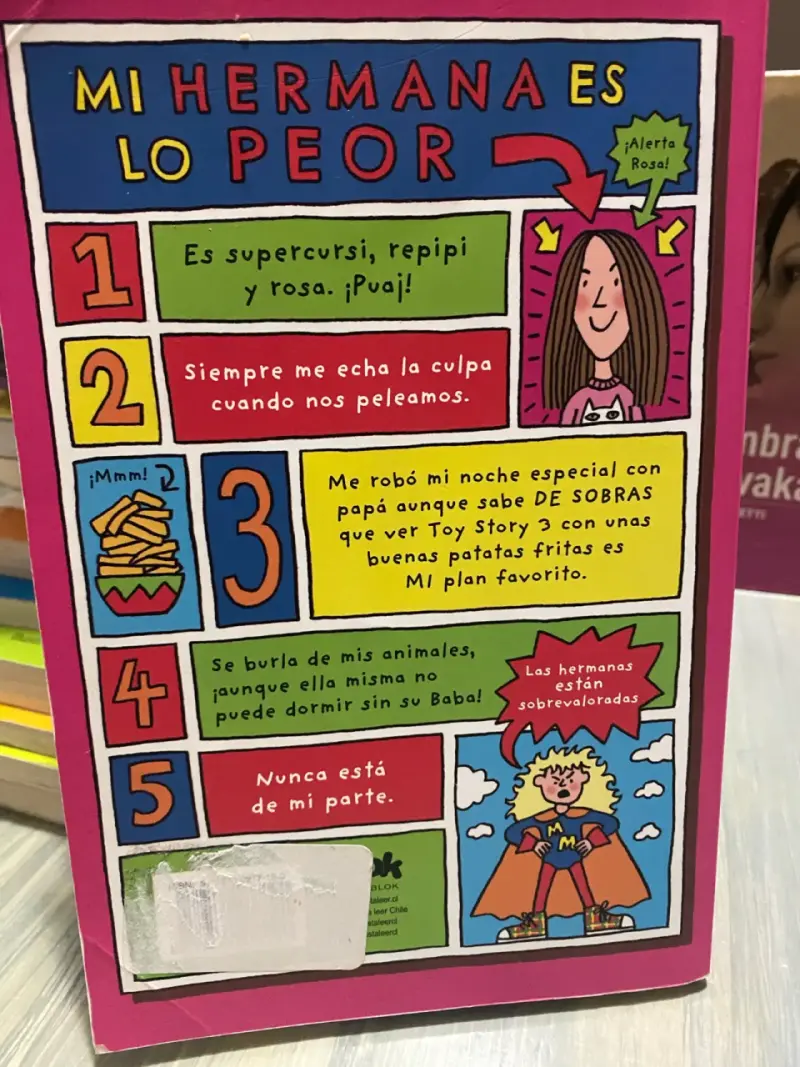 Libro infantil 'Mi hermana es lo peor' de Jacqueline Wilson - 2