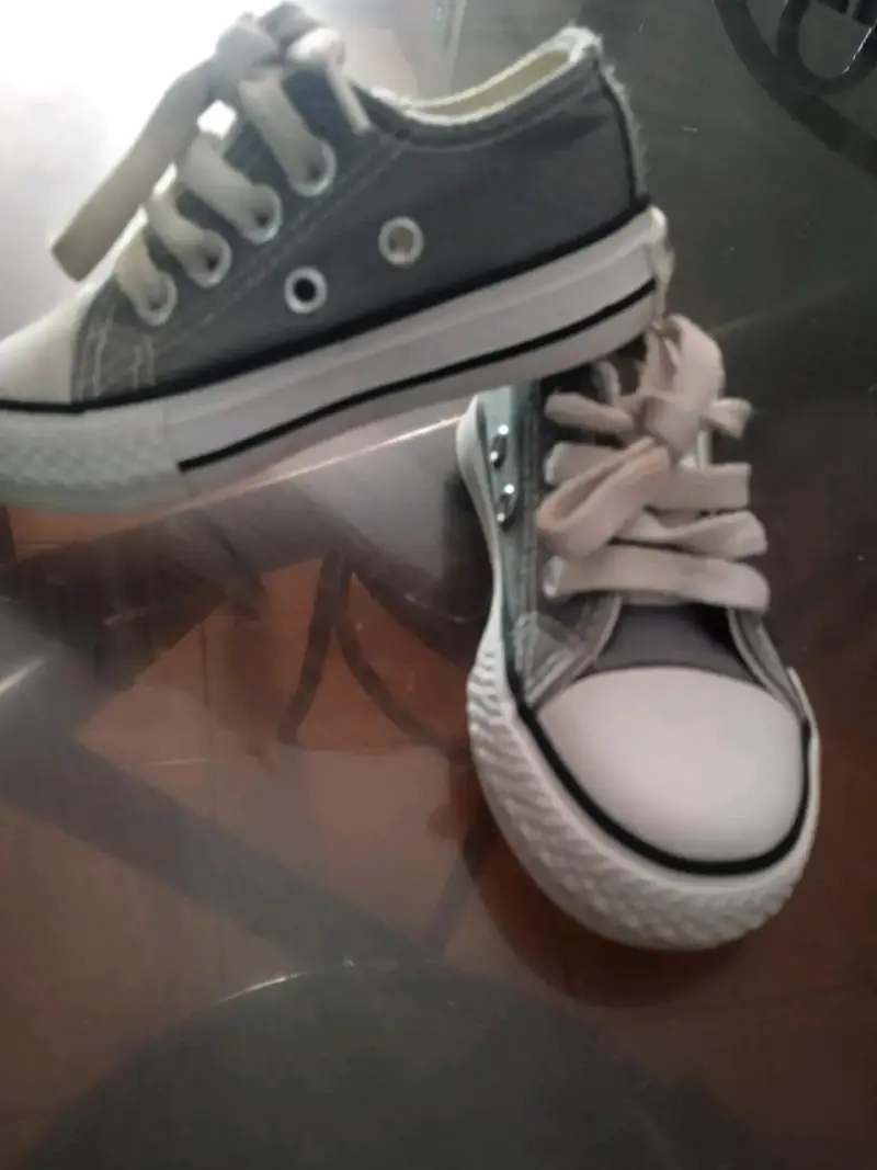 Zapatillas deportivas para niños blancas y rojas - 6