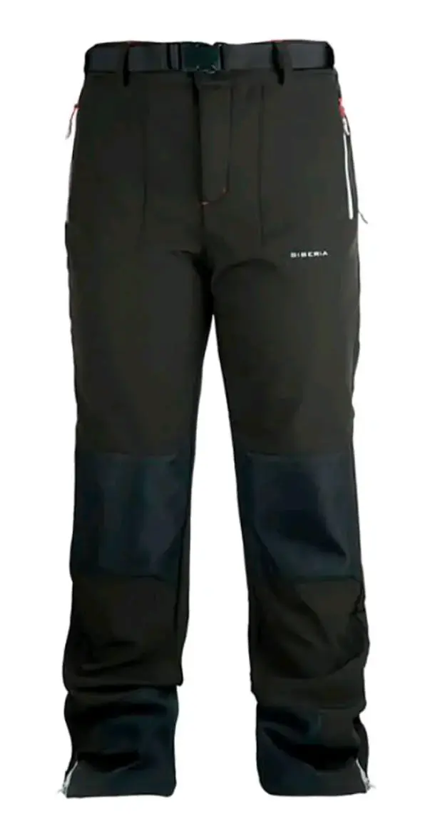 Pantalones de esquí negros Siberia para hombre