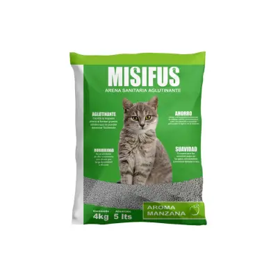 Arena Sanitaria Aglutinante Misifus 4kg - miniatura 3