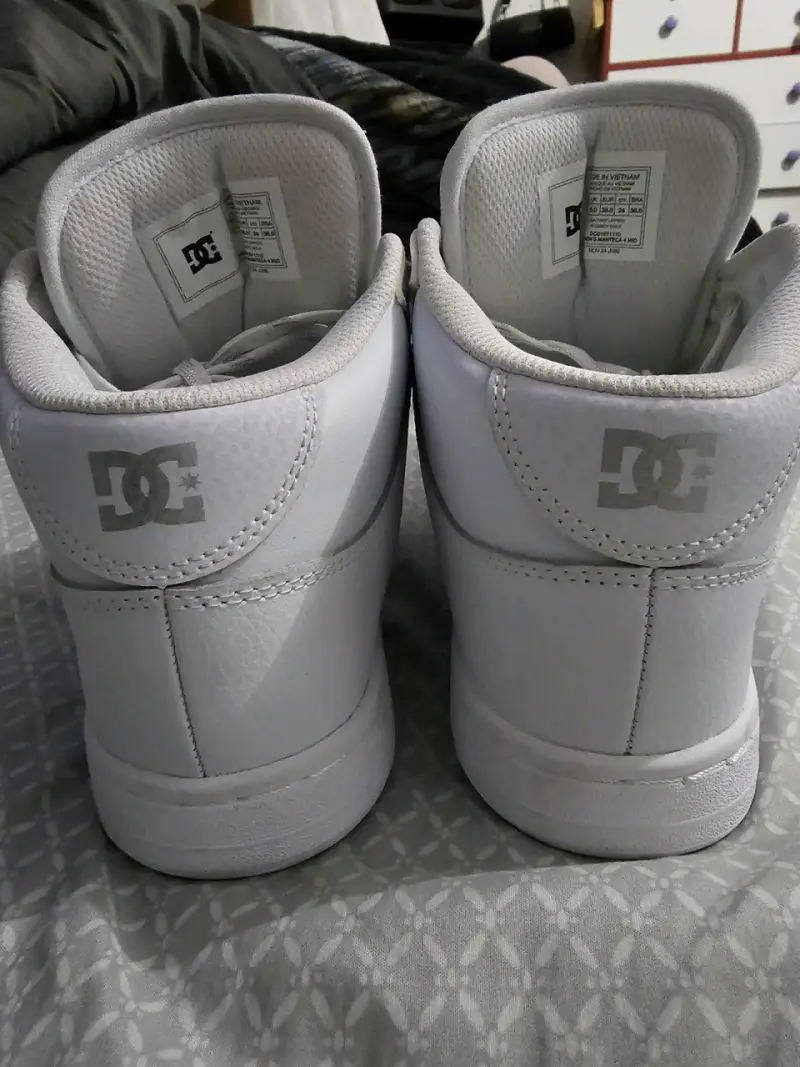 Zapatillas blancas DC Shoes de cuero - 1