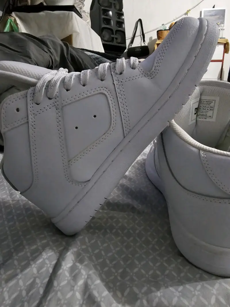 Zapatillas blancas DC Shoes de cuero - 2