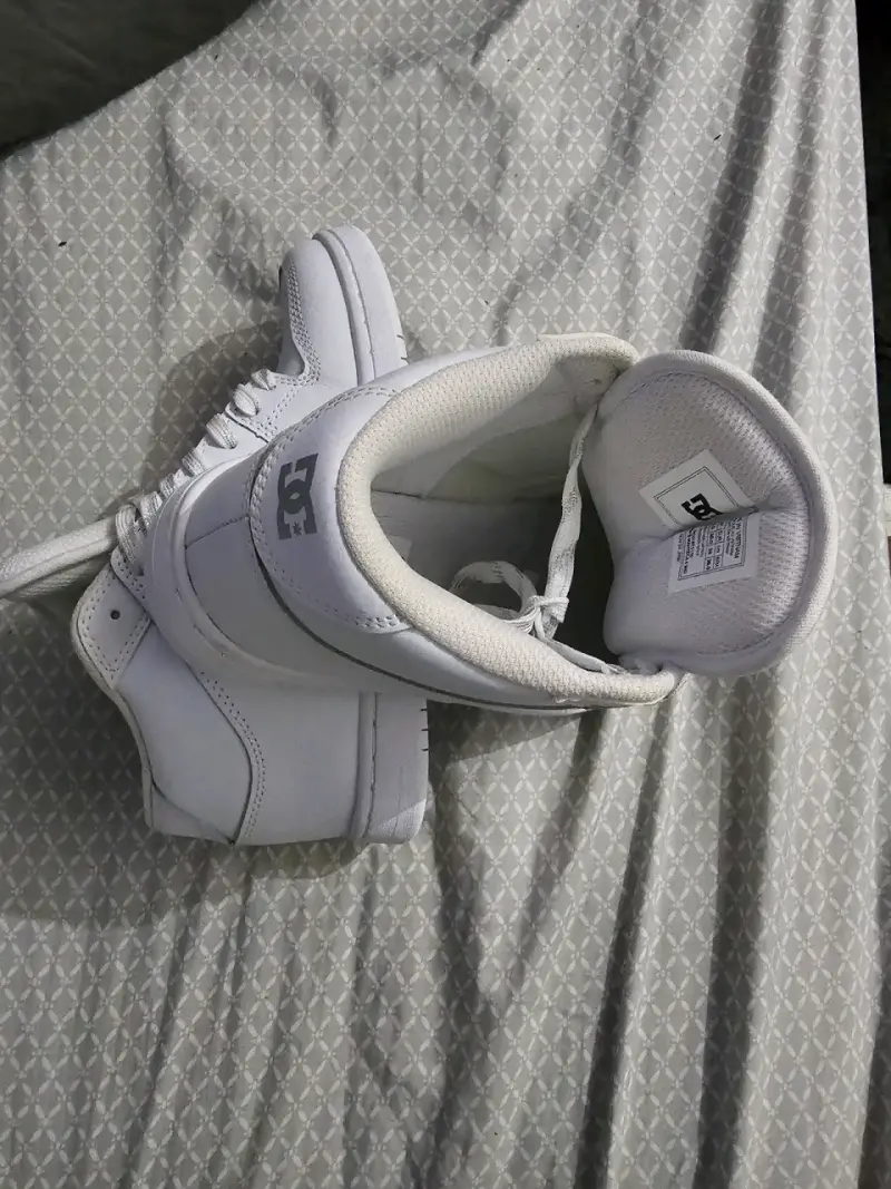 Zapatillas blancas DC Shoes de cuero - 3