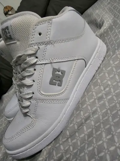 Zapatillas blancas DC Shoes de cuero - miniatura 4