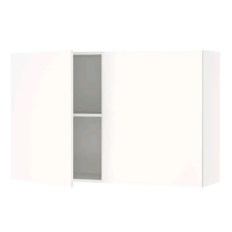Mueble de almacenamiento blanco con puertas 120x75 - 5