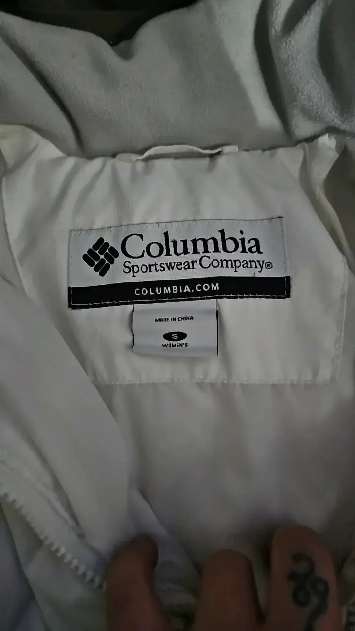 Chaqueta acolchada blanca para invierno - 2