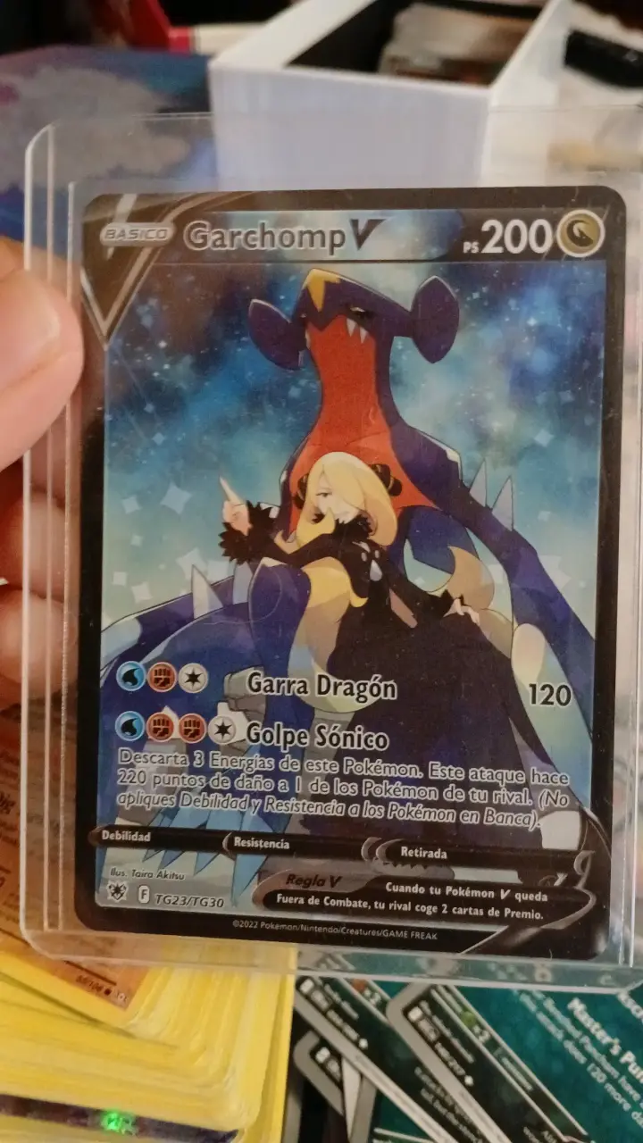 Carta Pokémon Garchomp V holográfica - 1