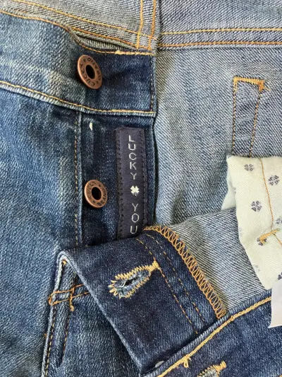 Jeans de mezclilla azul Lucky Brand para mujer - miniatura 1