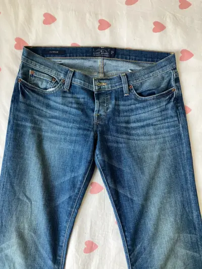 Jeans de mezclilla azul Lucky Brand para mujer - miniatura 3