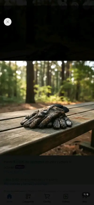 Guantes de camuflaje Realtree para caza - miniatura 4