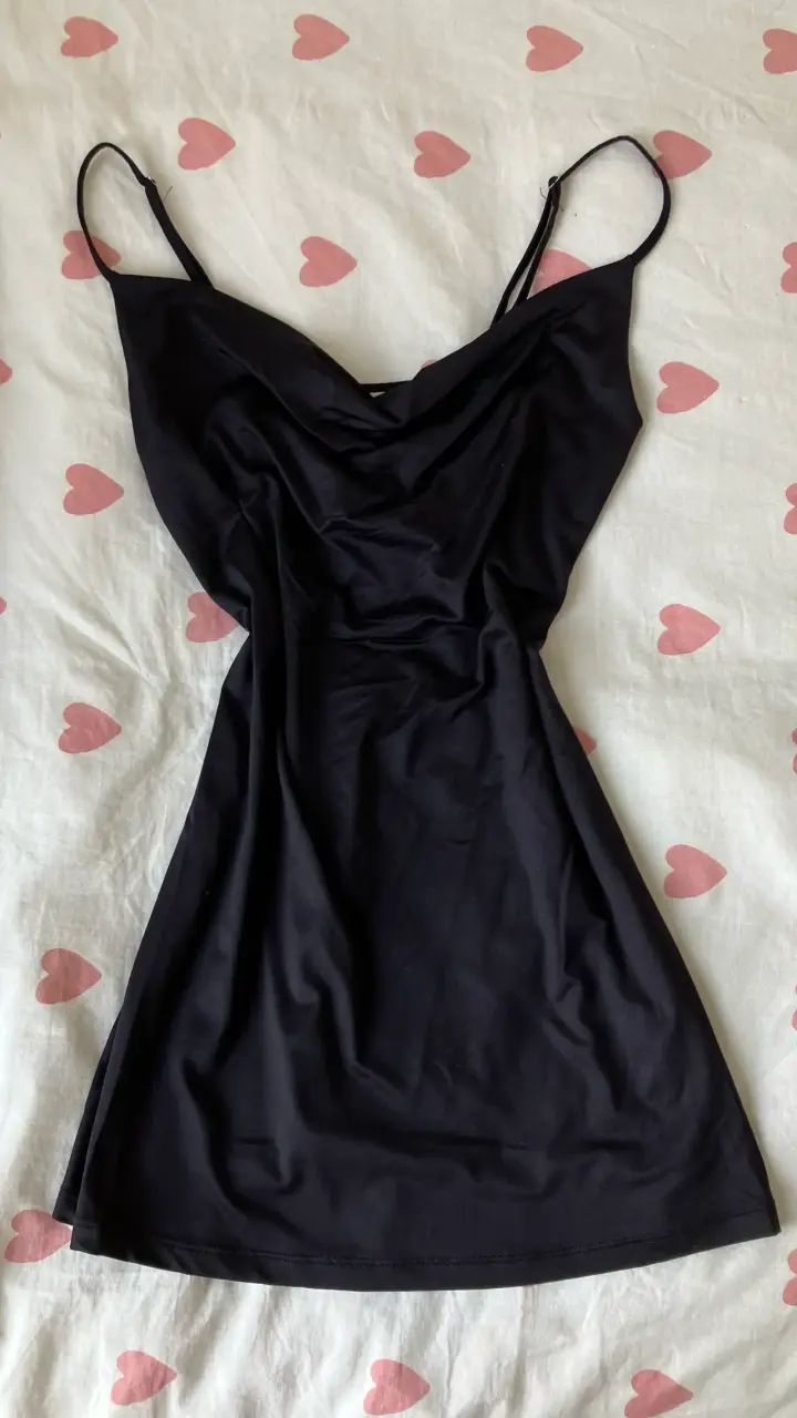 Vestido negro de tirantes Opposite talla M - 2