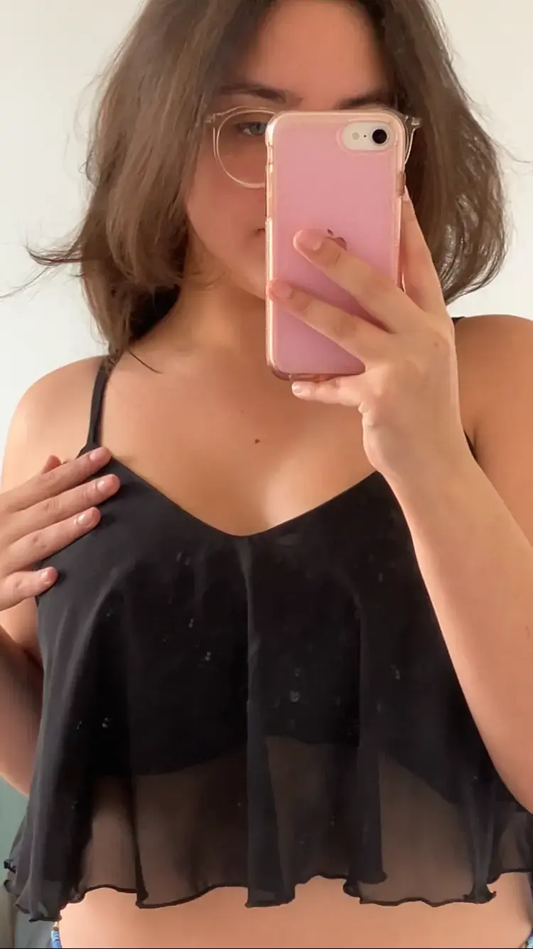 Top negro de tirantes para mujer - 2