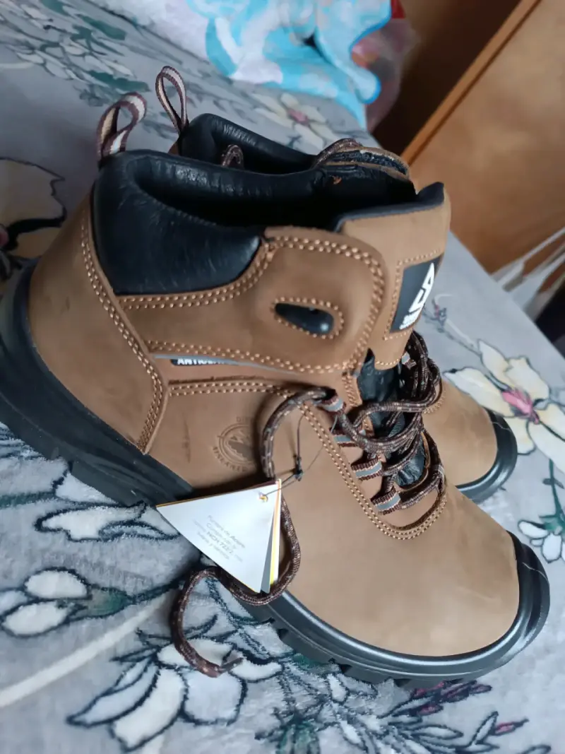 Botas de seguridad marrones con puntera de acero - 3