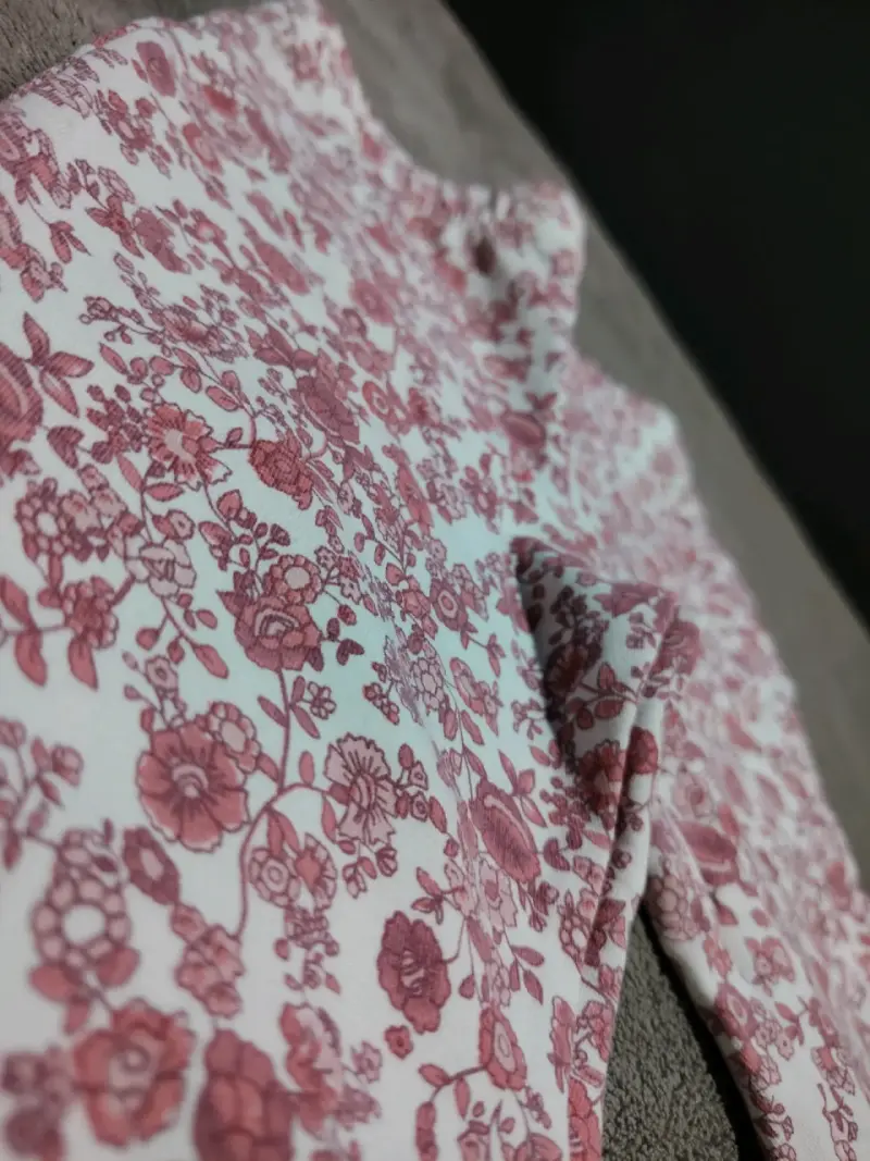 Pantalones acampanados con estampado floral - 2