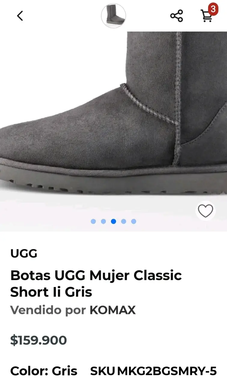 Botas de invierno negras con forro interior - 3