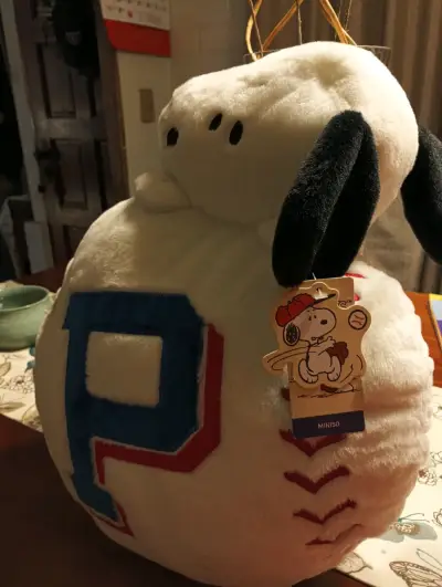 Peluche Snoopy Miniso de béisbol - miniatura 1