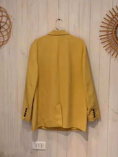 Blazer amarillo Zara de mujer - miniatura 2