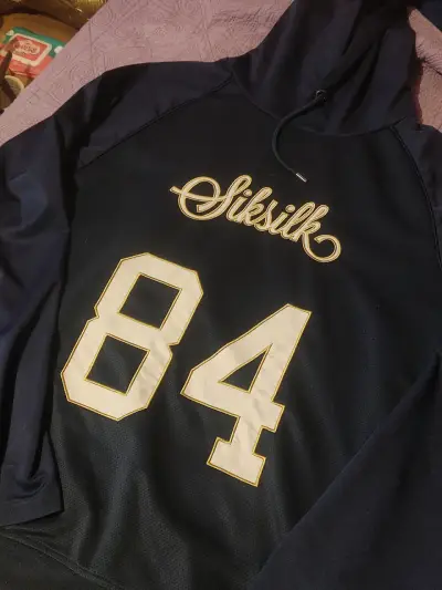 Polerón con capucha Siksilk azul oscuro número 84 - miniatura 1