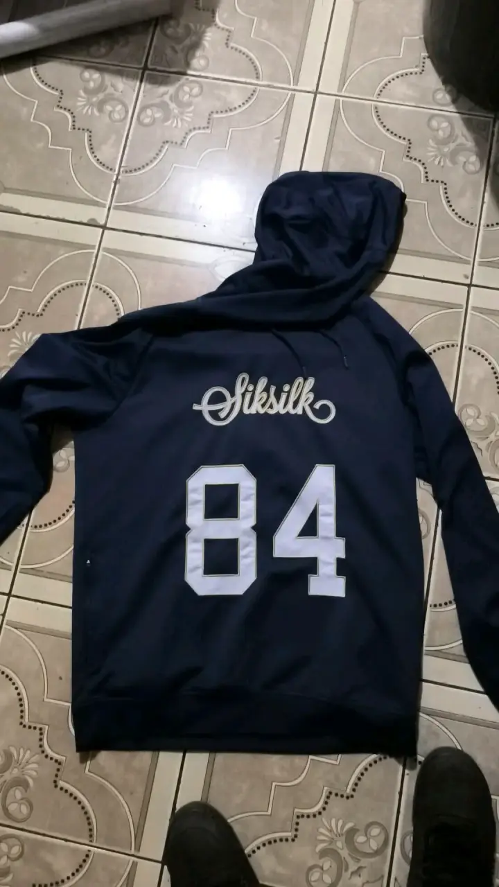 Polerón con capucha Siksilk azul oscuro número 84 - 2