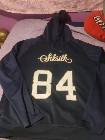 Polerón con capucha Siksilk azul oscuro número 84 - miniatura 3