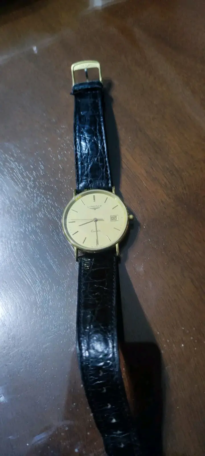 Reloj Longines clásico con correa de cuero - 4