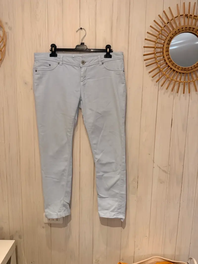 Pantalones de mezclilla celestes Bershka para muje - 3