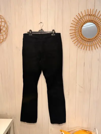 Pantalones negros fashionova con diseño endesgas - miniatura 3