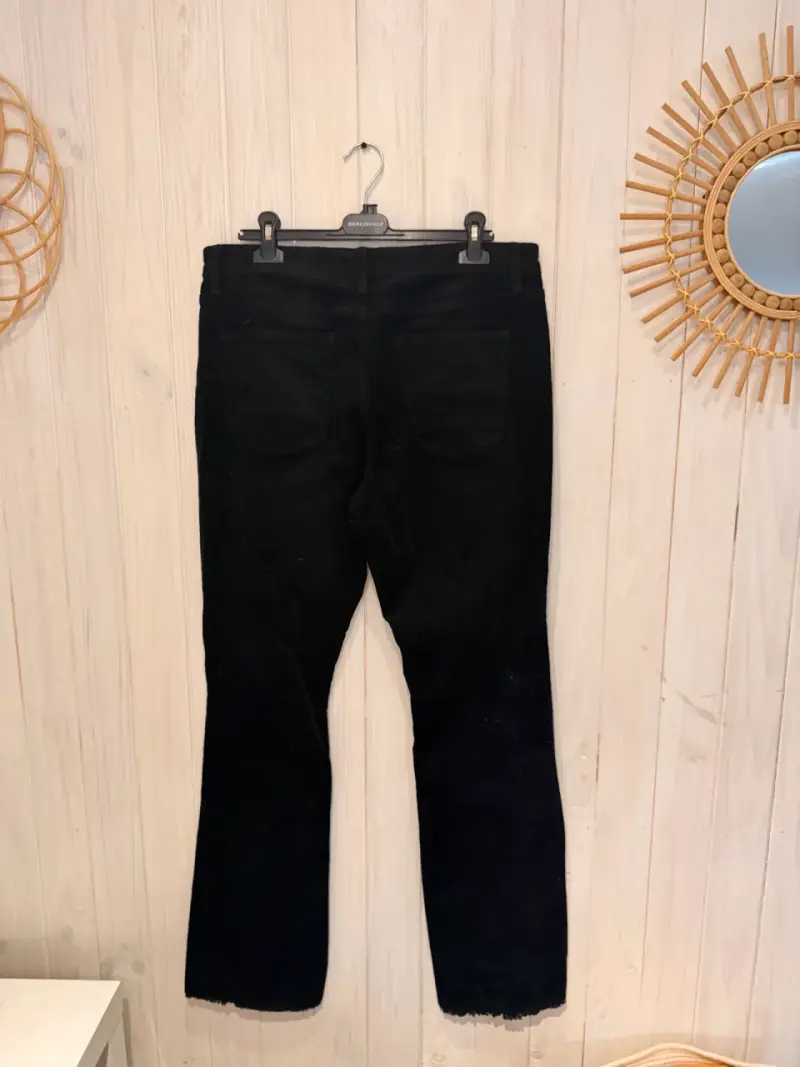 Pantalones negros fashionova con diseño endesgas - 6