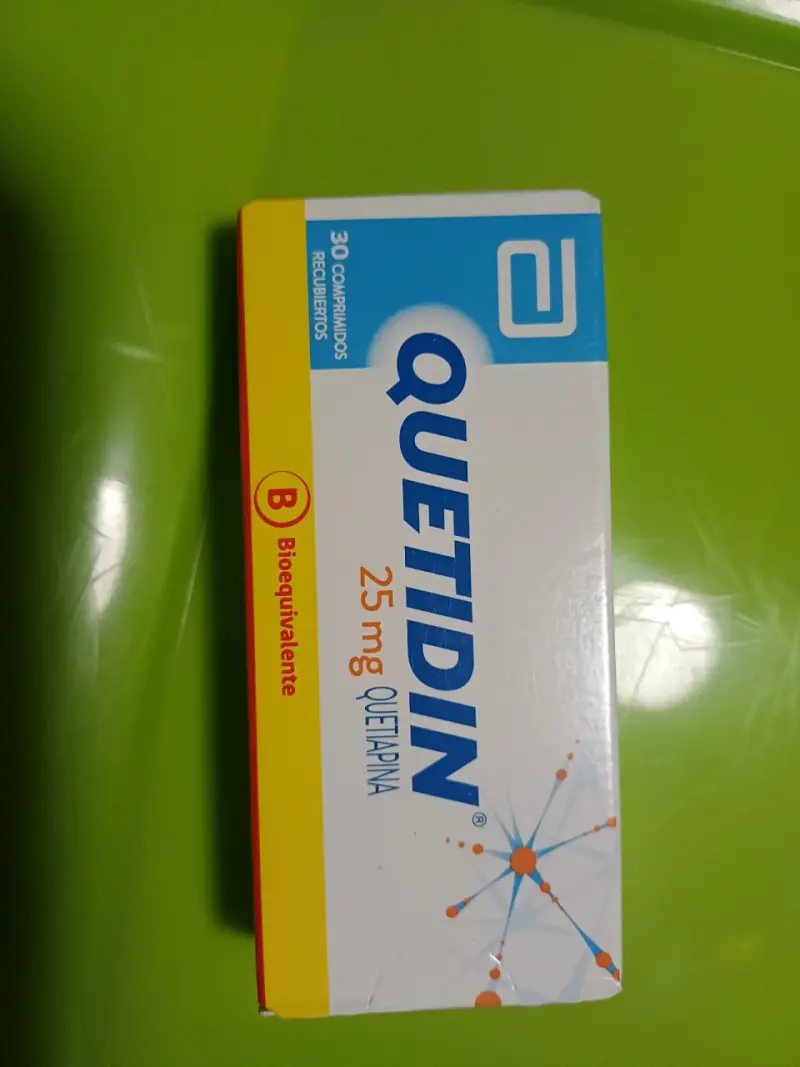 Quetidin 25 mg Quetiapina 30 comprimidos