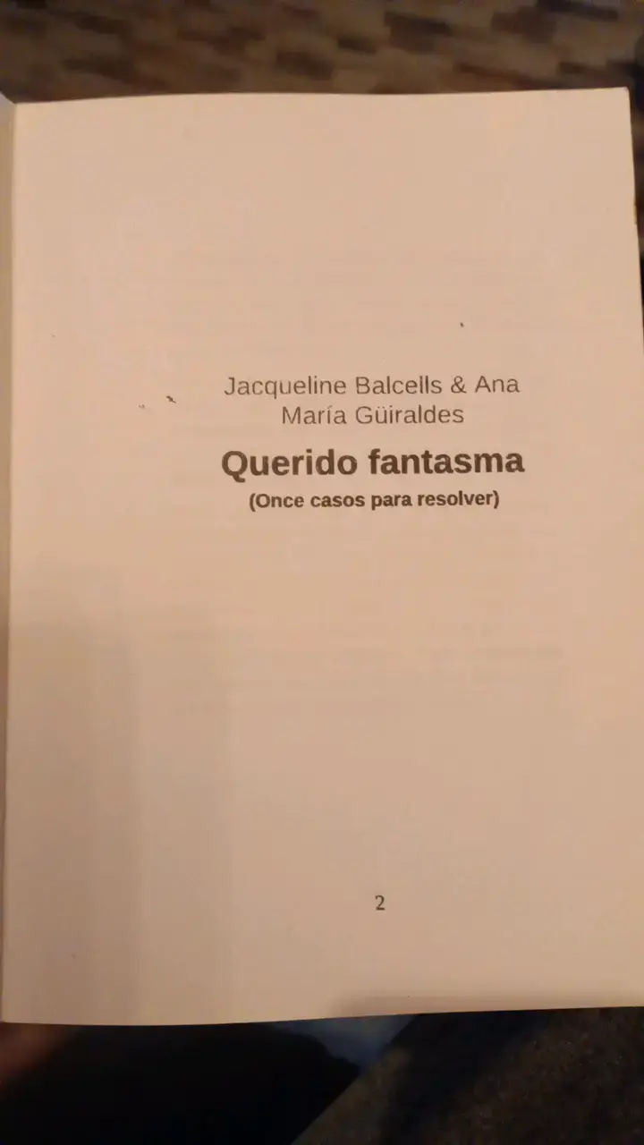 Libro Querido Fantasma de Jacqueline Balcells - 3