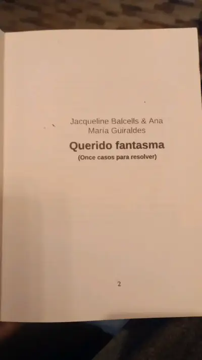 Libro Querido Fantasma de Jacqueline Balcells - miniatura 3