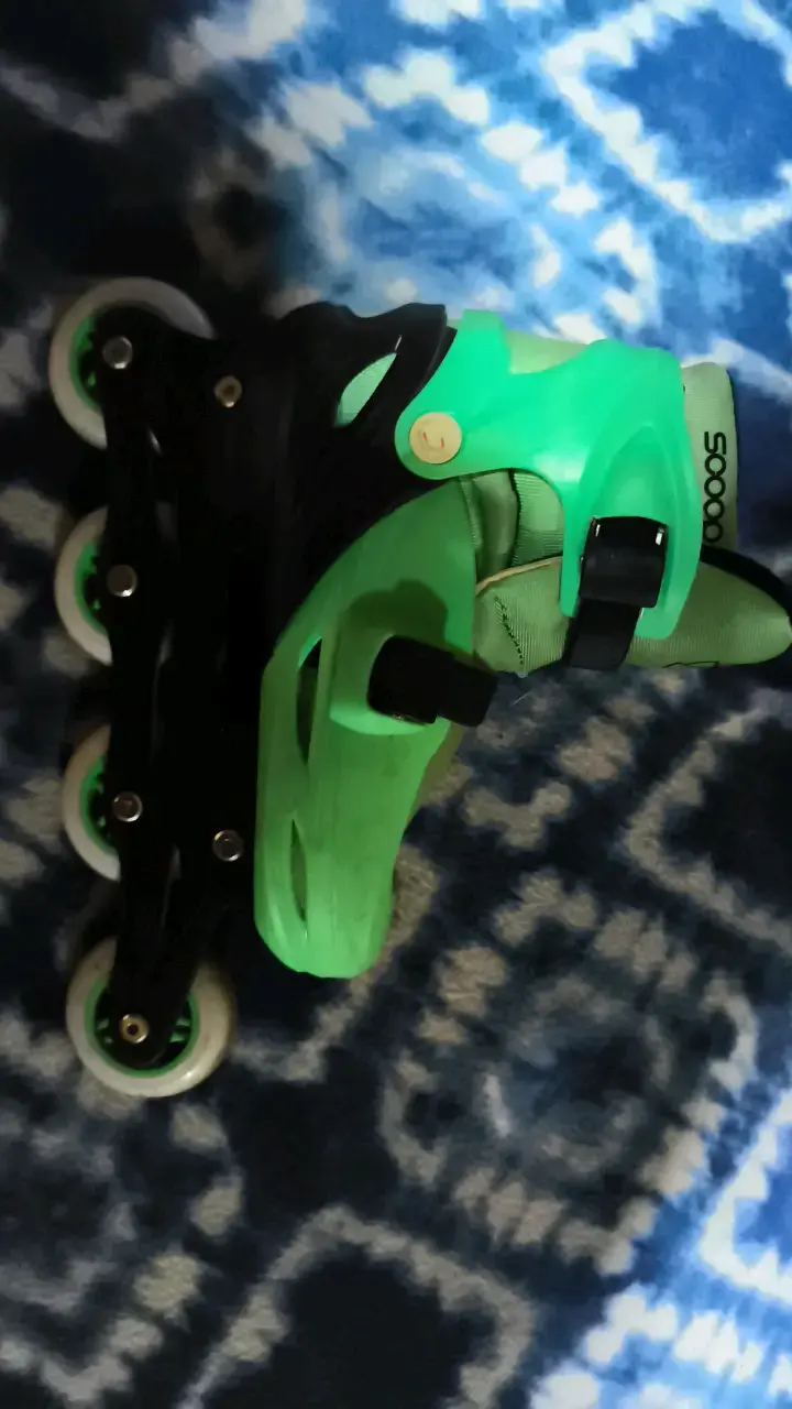 Patines en línea verdes para adultos - 1