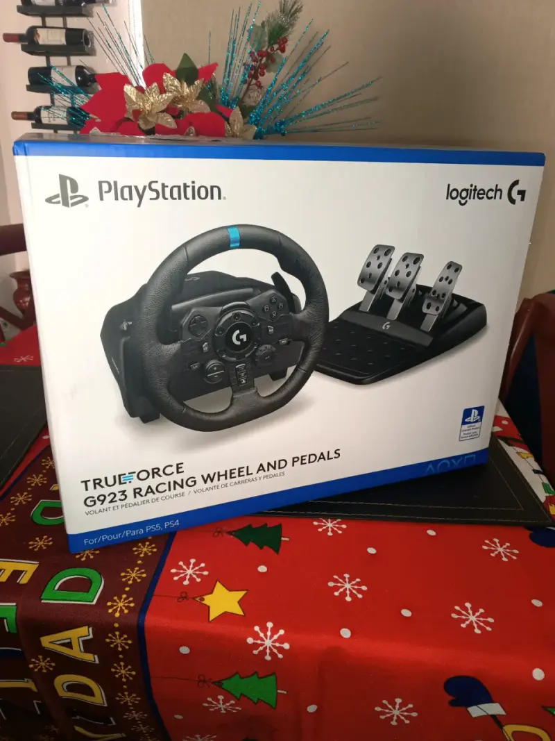 Volante y pedales Logitech G923 para PlayStation - 1