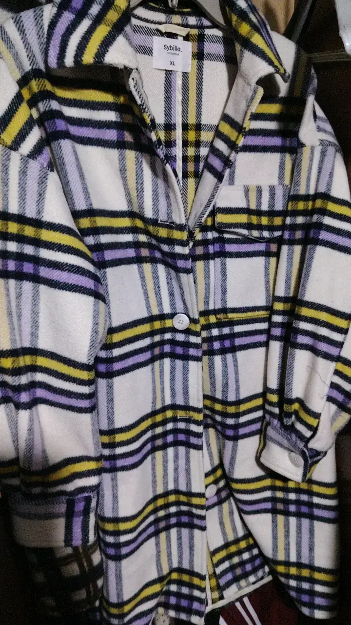 Camisa de franela a cuadros Sybilla XL - 1