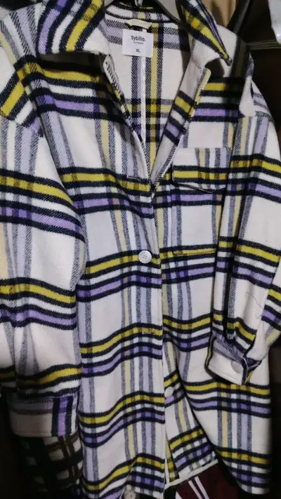 Camisa de franela a cuadros Sybilla XL - miniatura 1