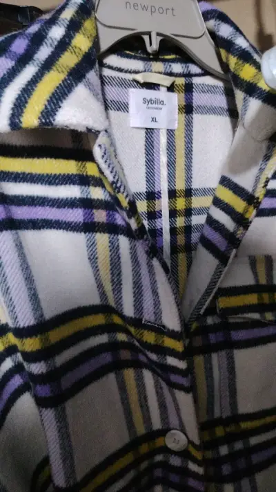 Camisa de franela a cuadros Sybilla XL - miniatura 2