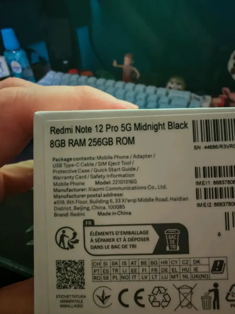 Telefoni Xiaomi Redmi Note 12 Pro 5G - 6