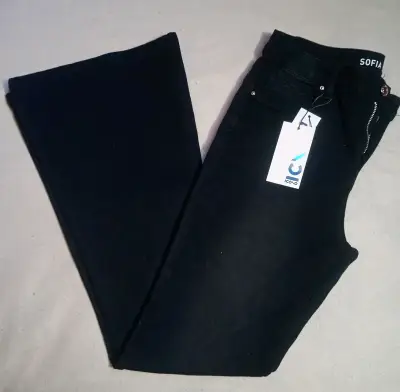 Jeans negros flare Icono - miniatura 1