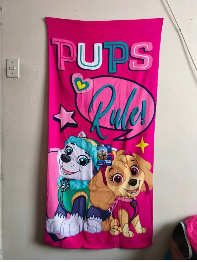 Toalla infantil Paw Patrol, Bluey. - 1