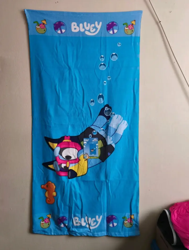 Toalla infantil Paw Patrol, Bluey. - 3